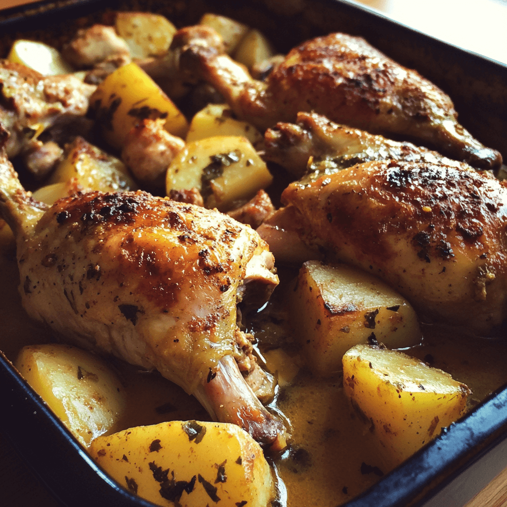 Homemade pollo cajón