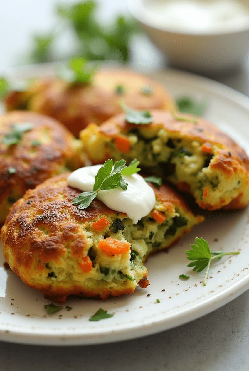 Buñuelos de Calabacín y Verduras