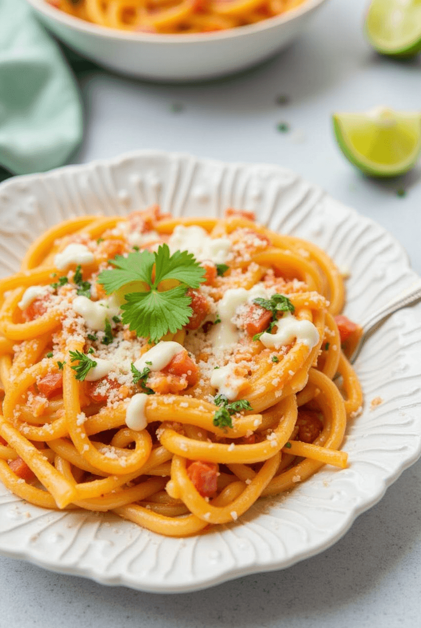 Salsa de queso para pasta