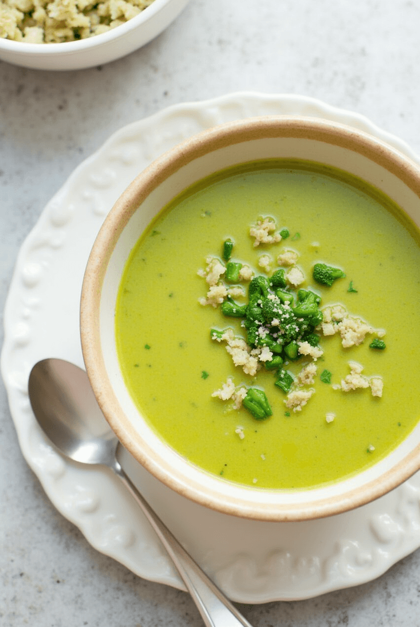 Sopa de Brócoli y Coliflor
