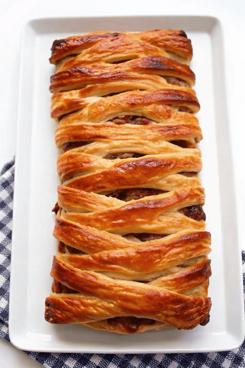 Trenza de Hojaldre de Manzana
