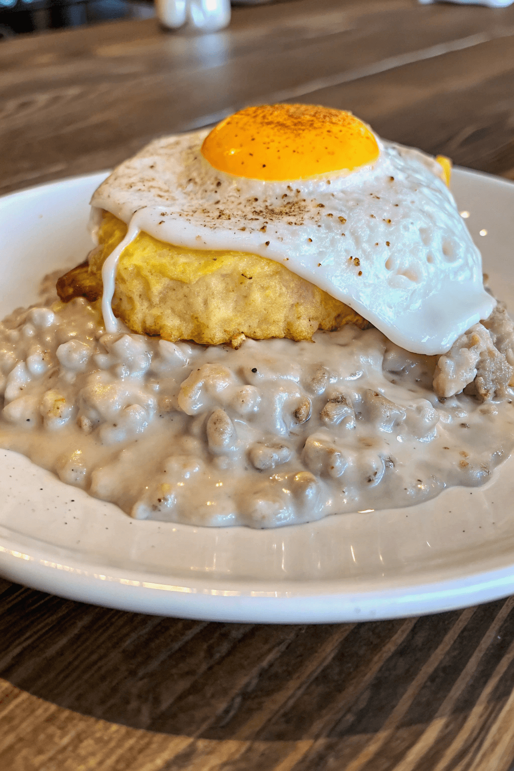 Bizcochos con Salsa de Salchicha