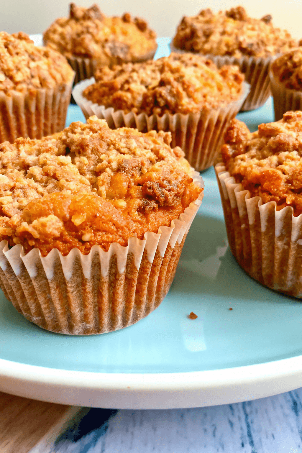 Muffins de Calabaza con Streusel