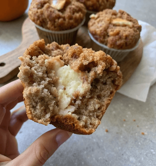 Muffins de Manzana y Crema Agria