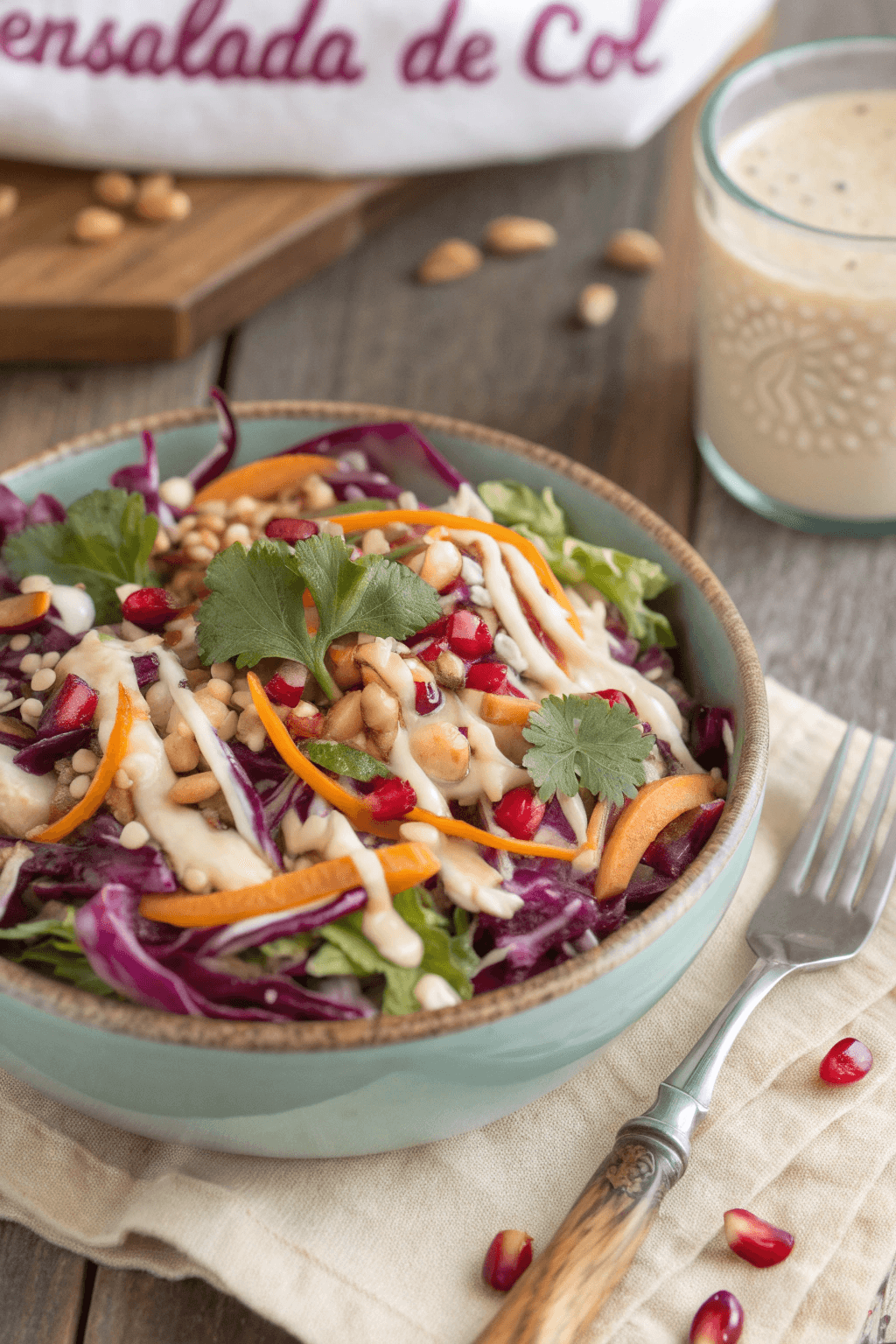 Receta De Ensalada de Col Vegana