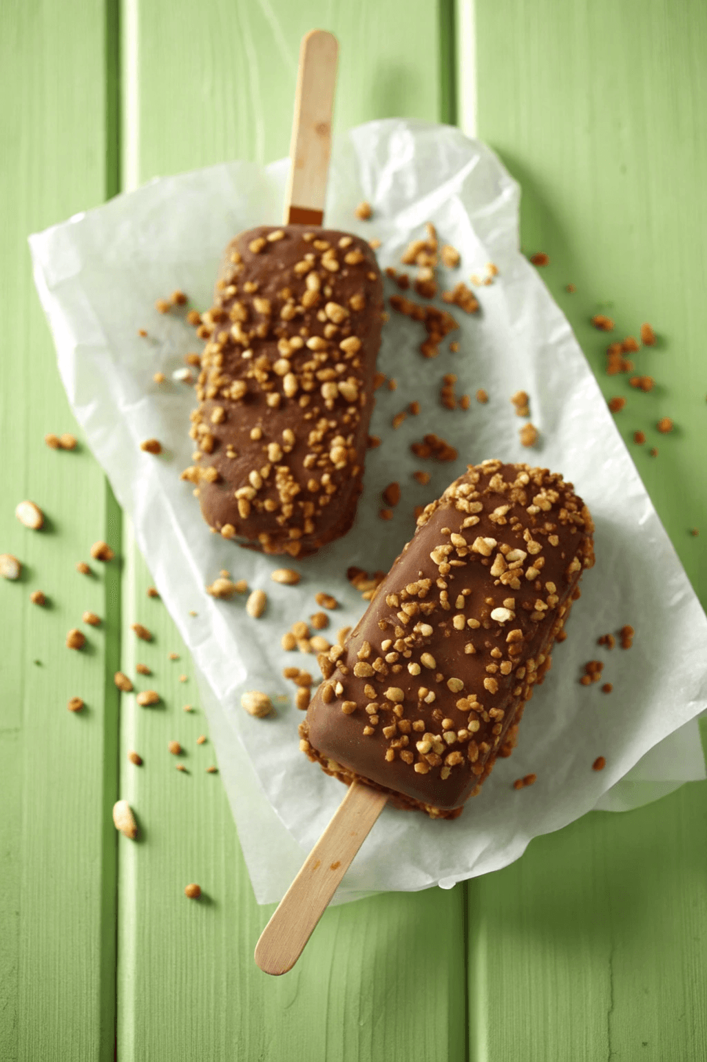 Receta De Polos De Almendra Con Cobertura De Chocolate