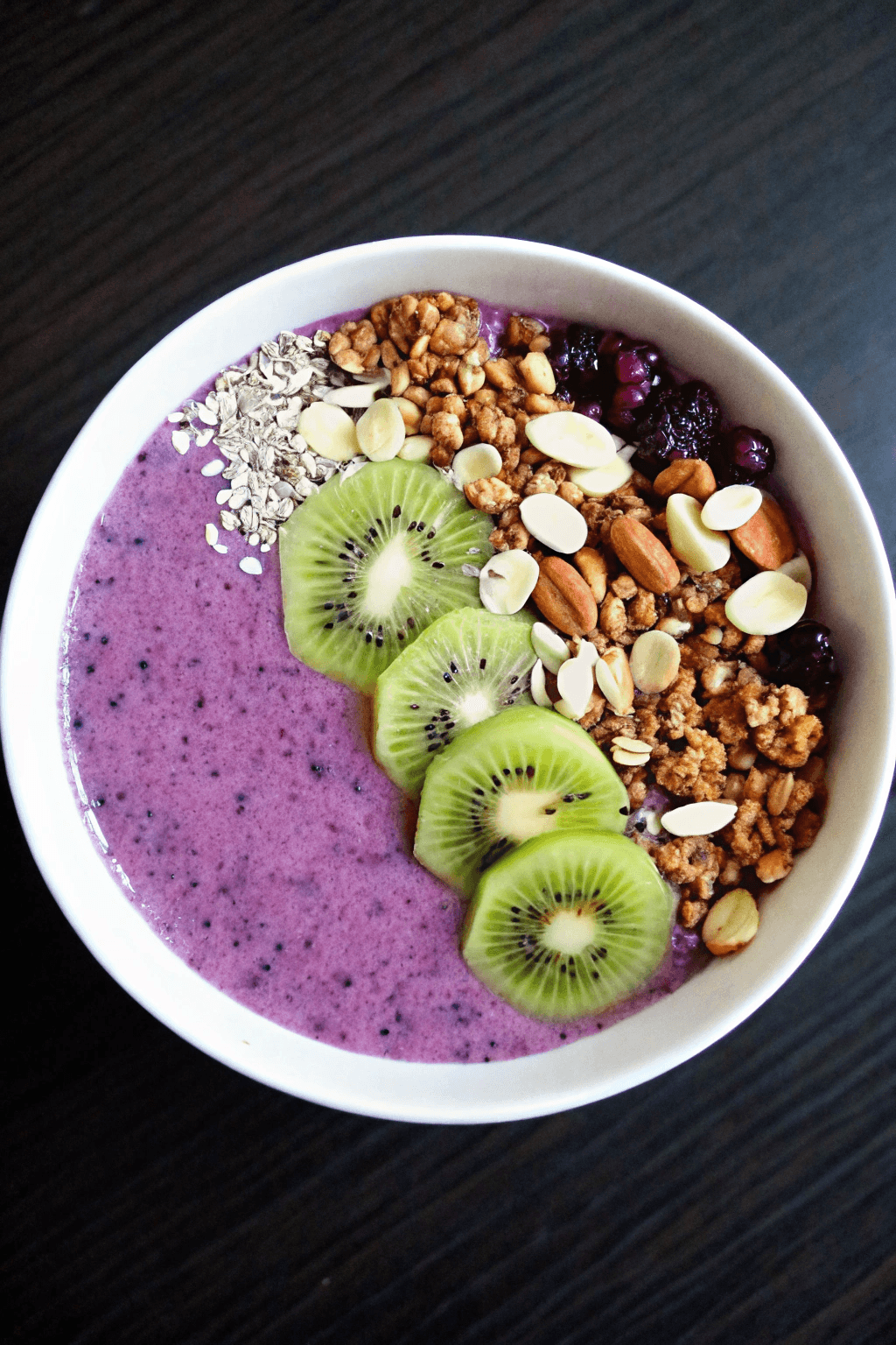 Receta De Smoothie Bowl De Arándanos