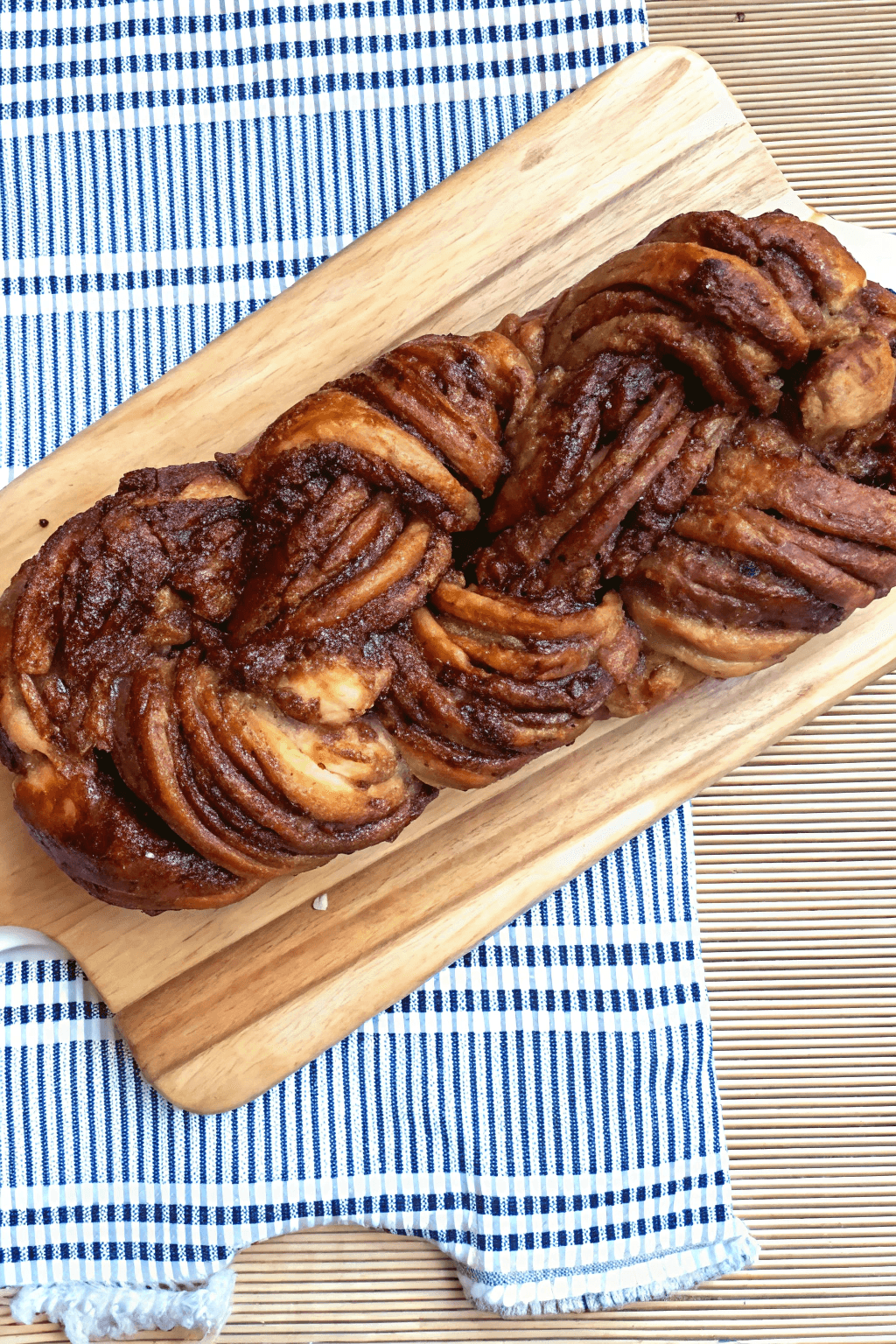 Trenza de Hojaldre con Canela
