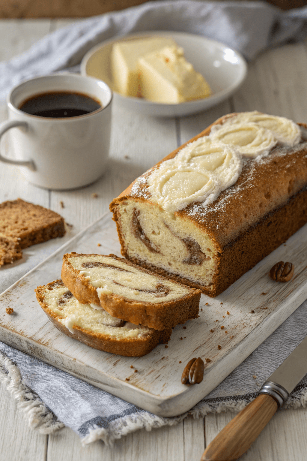 Pan de Plátano con Queso Crema
