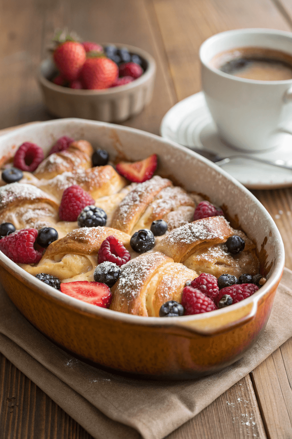 Horneado de Croissant con Bayas