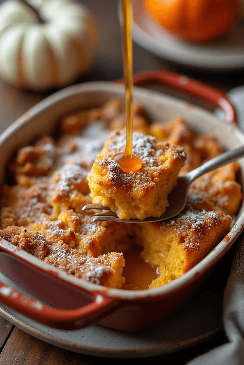 Cazuela de Pan Francés con Calabaza