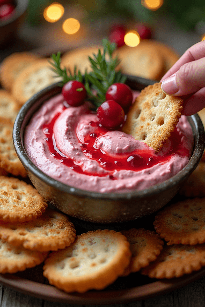 Dip de Queso Crema y Arándano