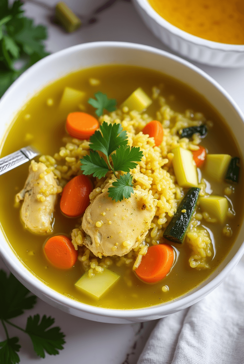 Receta De Dopa De Pollo Antiinflamatoria