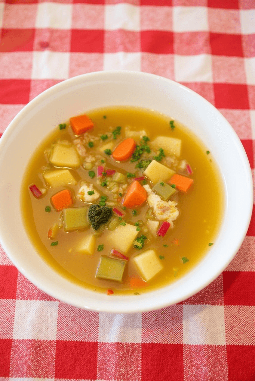 Receta De Sopa De Verduras