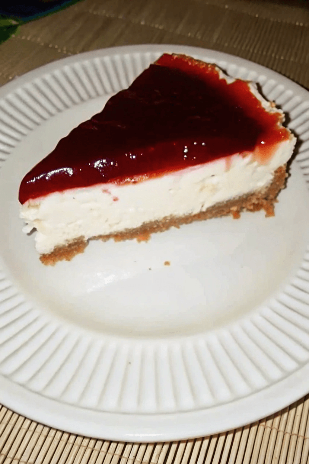 Receta de Tarta de queso sin nata al horno