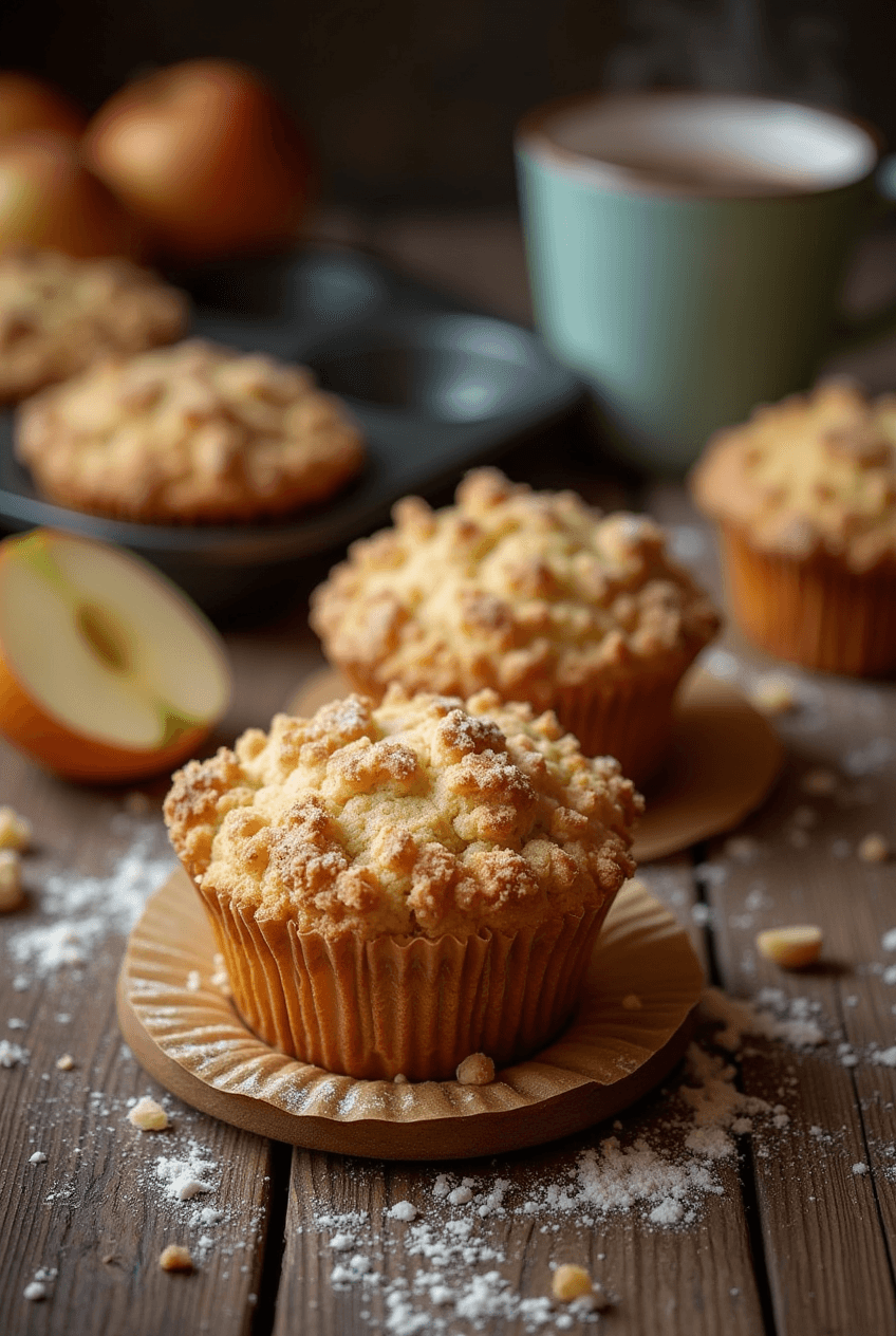 muffins de manzana y canela