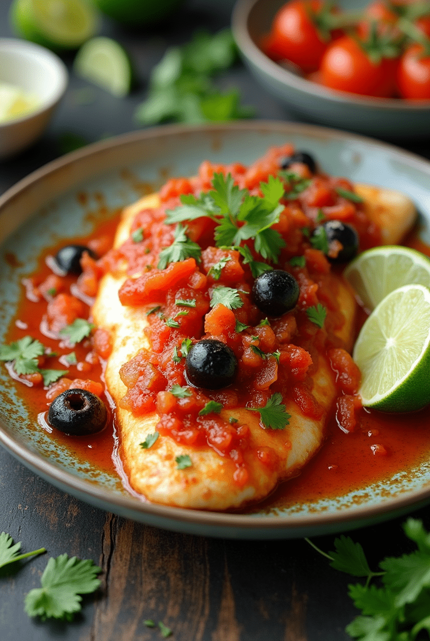 Receta de Pescado a la Veracruzana