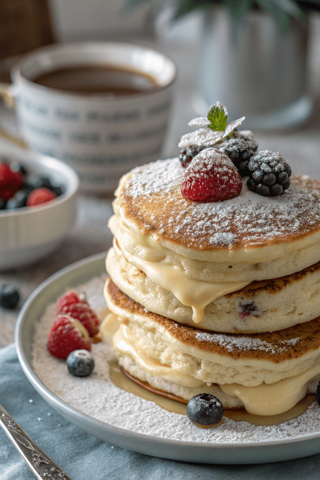 Receta de Dip de Queso y Arándanos Dulce