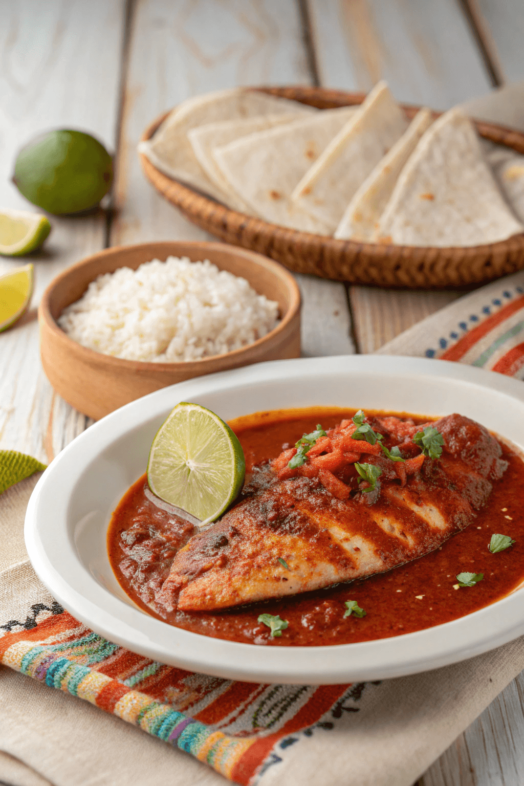 pescado adobado con achiote