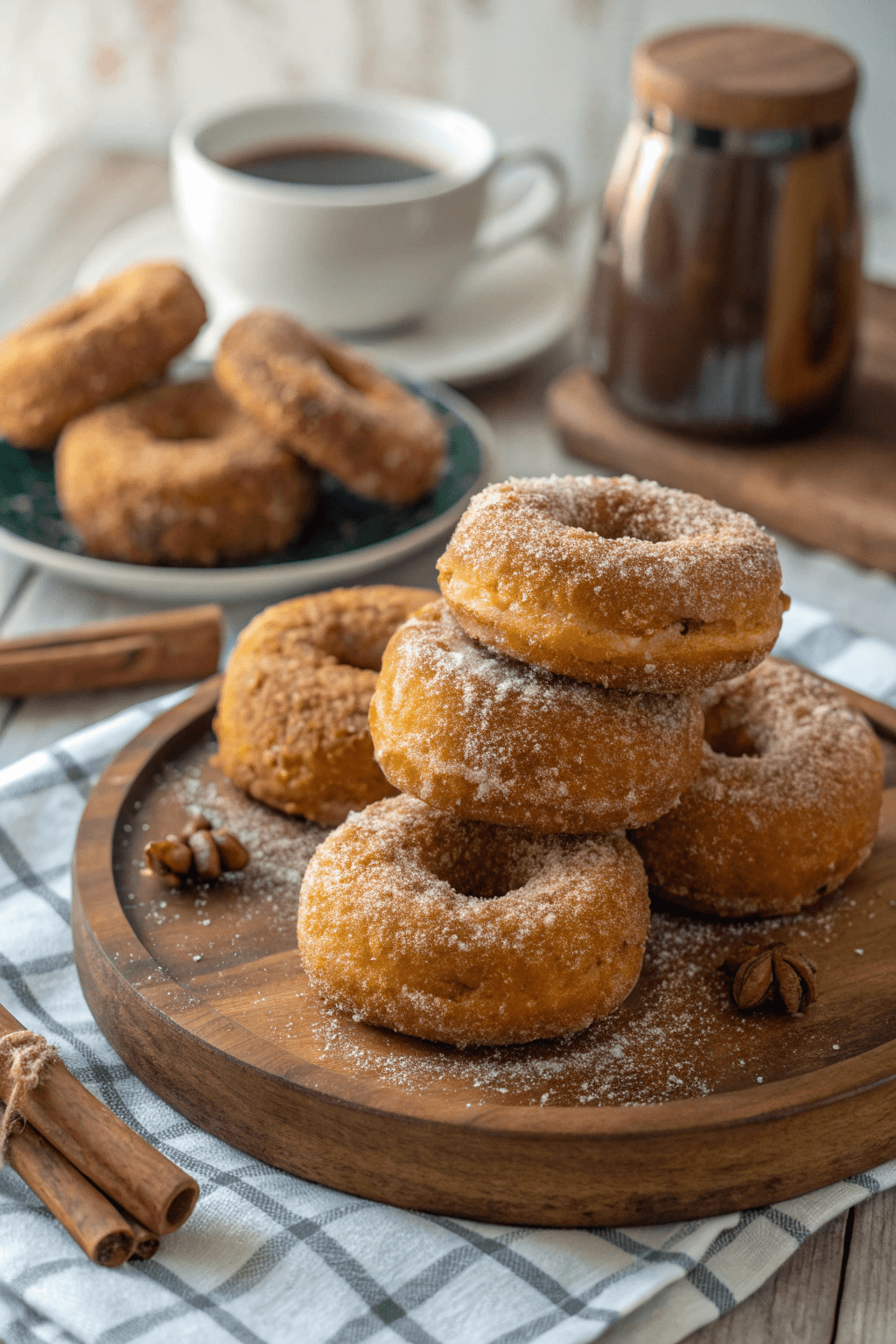 Donas de Calabaza con Azúcar y Canela