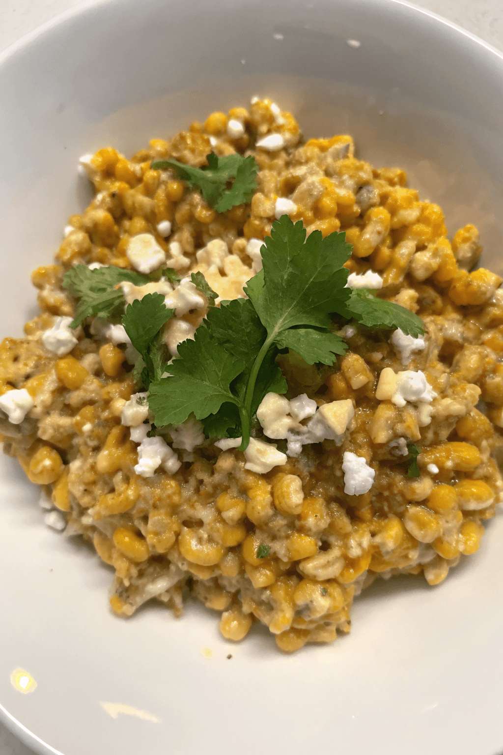 Dip de Maíz con Queso Crema