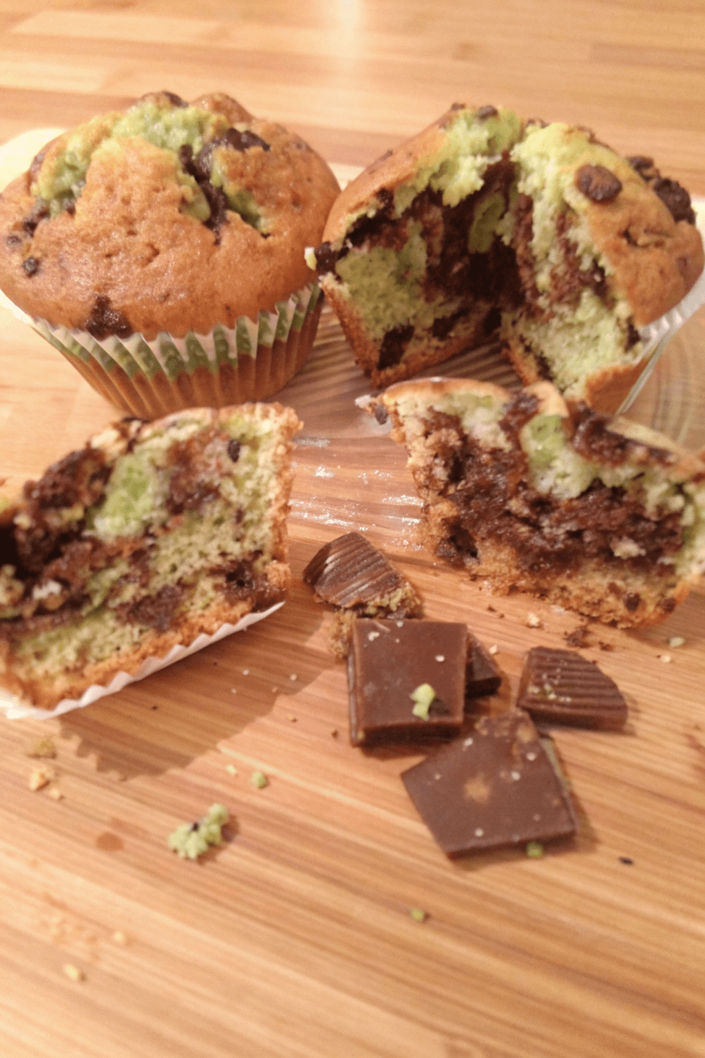 Muffins de Chocolate y Menta