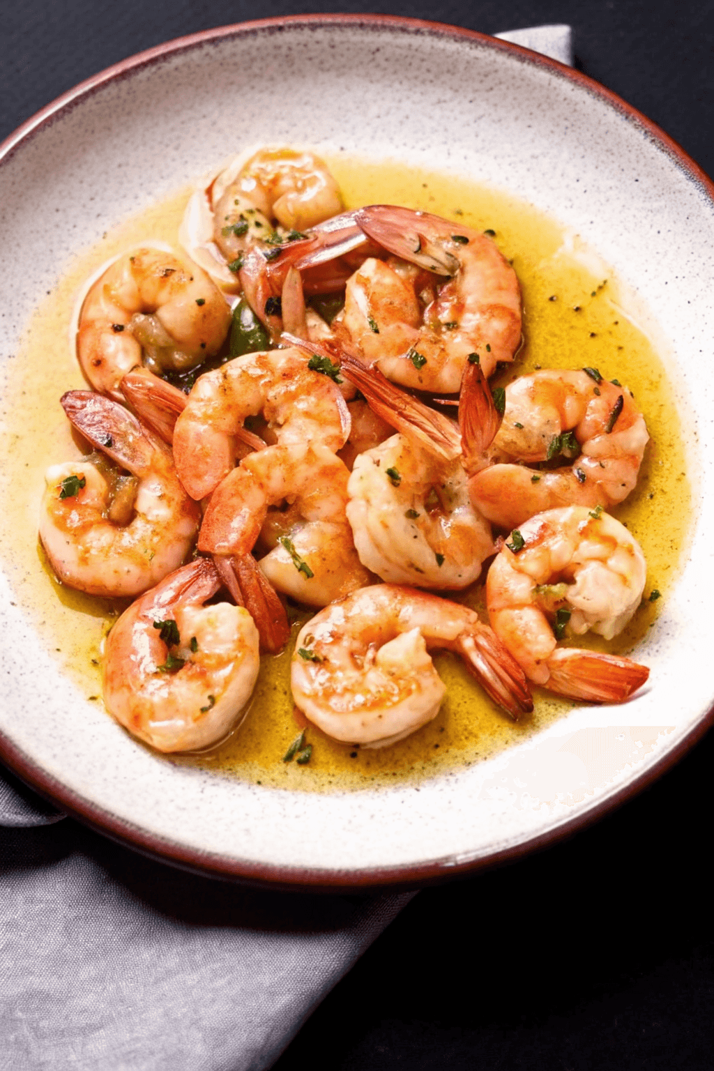 Camarones al ajillo con cerveza
