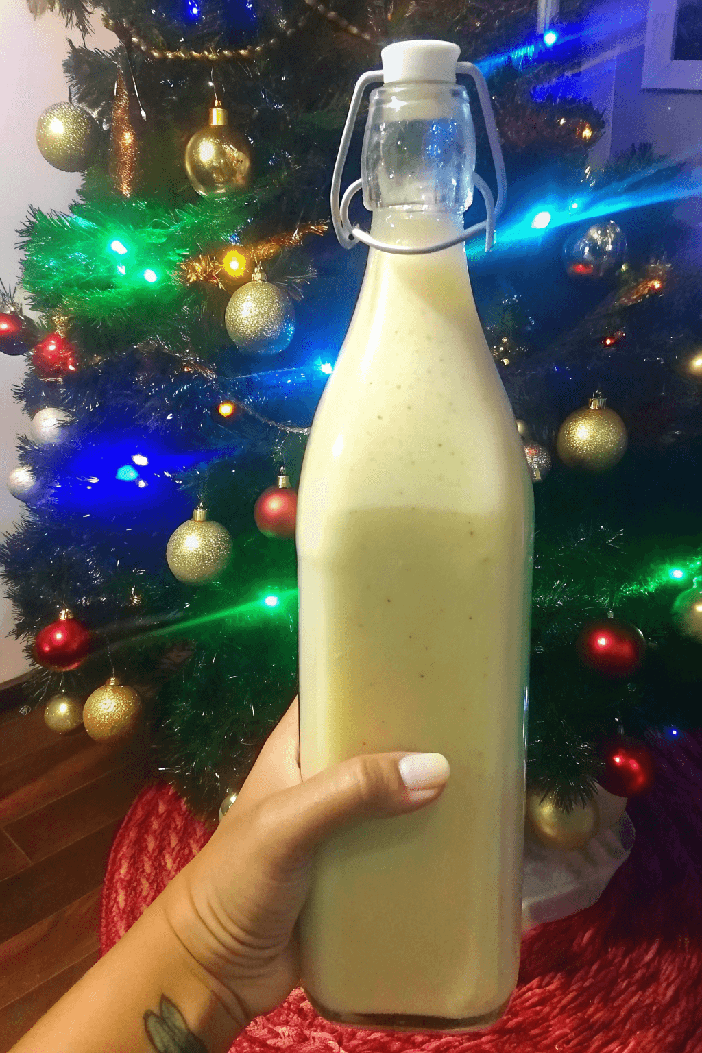 Ponche Navideño Blanco Festivo