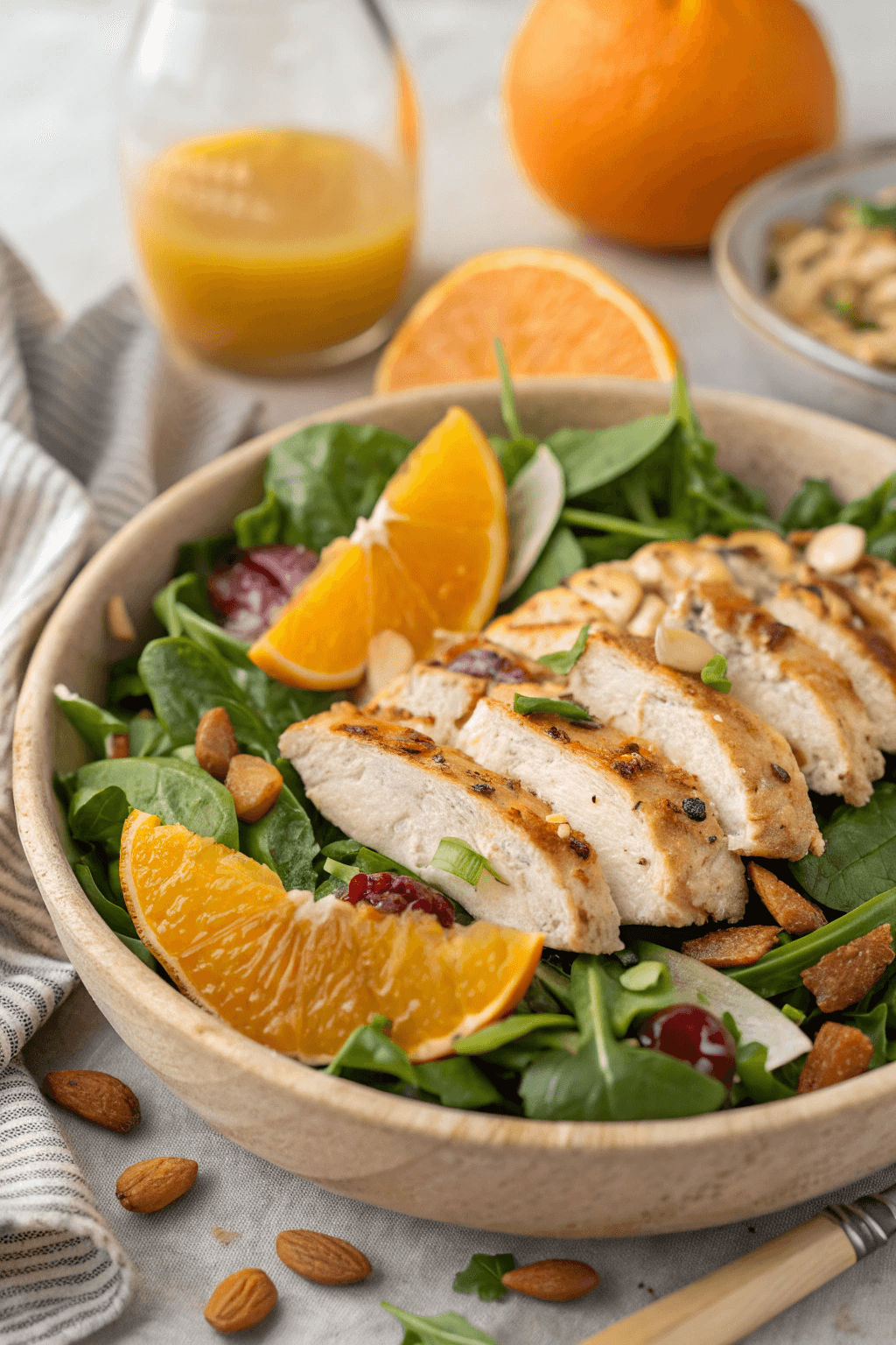 Ensalada de Pollo a la Naranja
