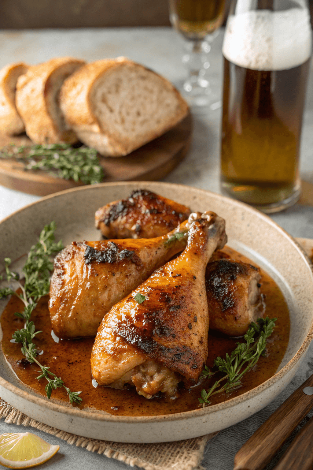 Pollo a la Cerveza