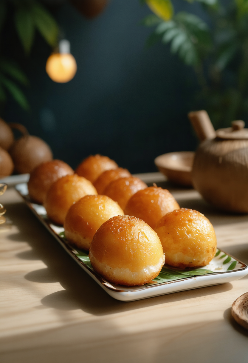 Bolitas de energia de coco