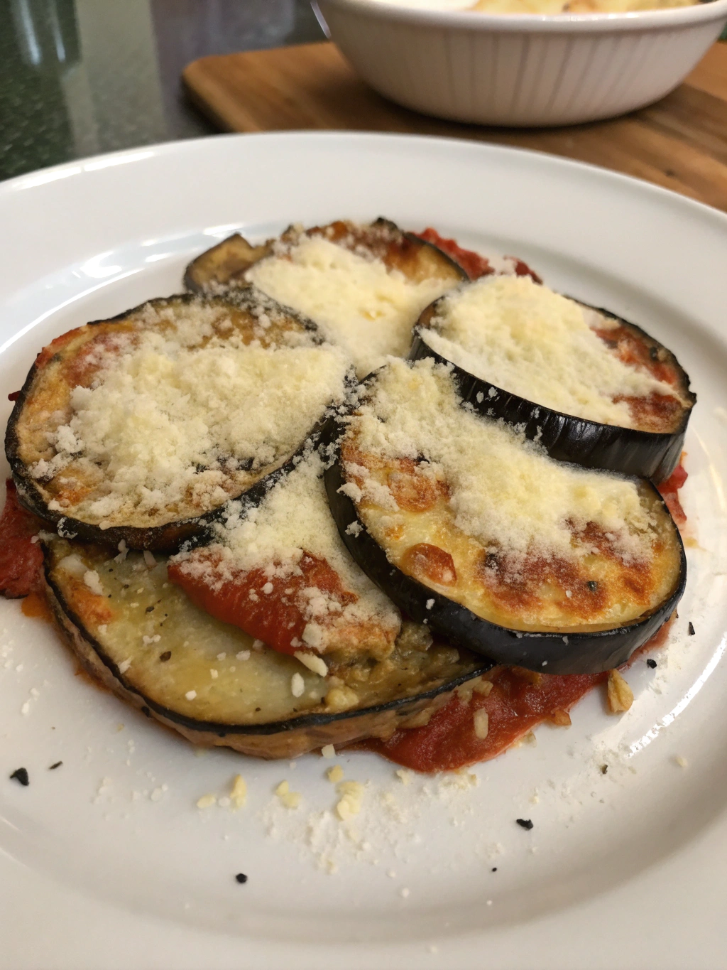 Gratin de berenjenas al parmesano