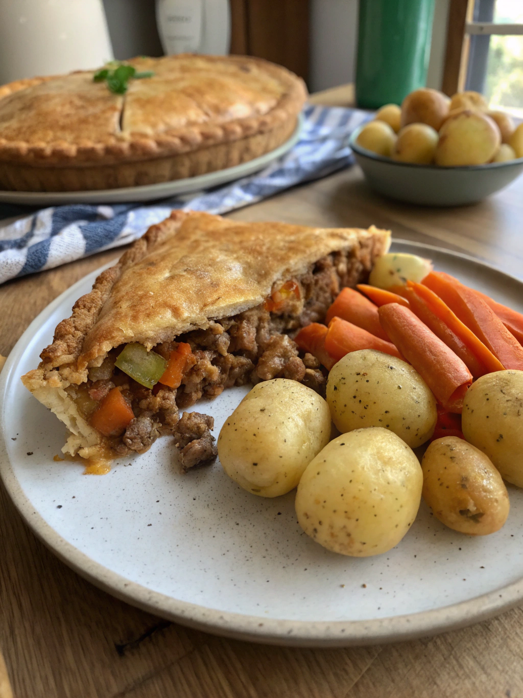 Pastel de carne estilo