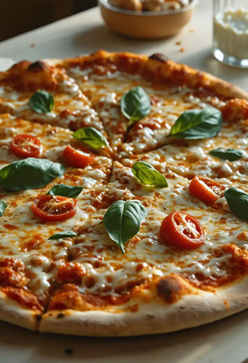 Pizza burbujeante