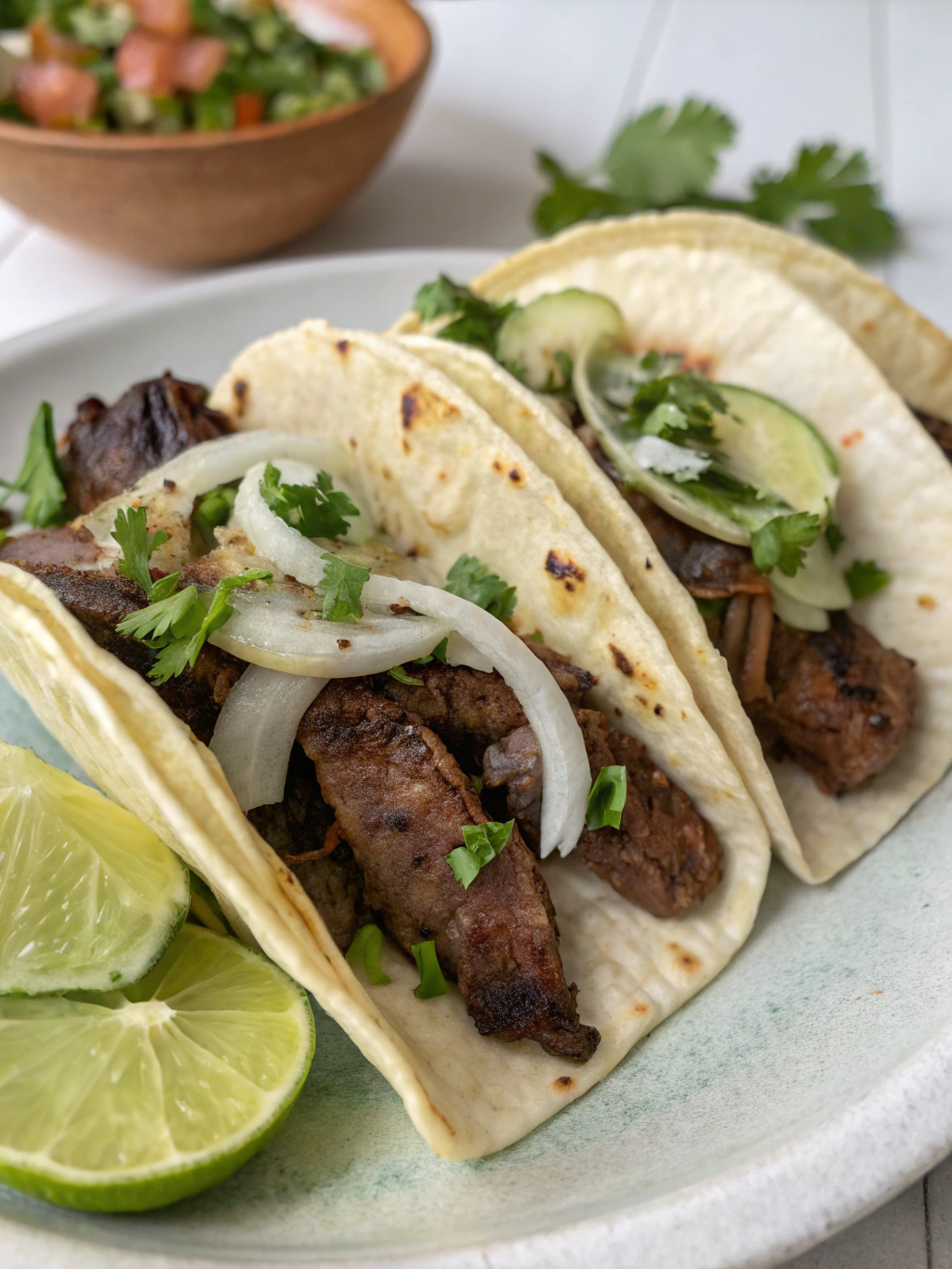 Tacos de carne asada