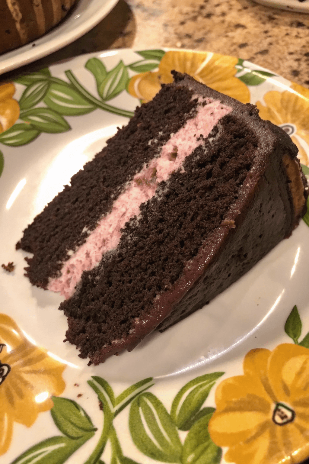 Pastel helado de cumpleanos