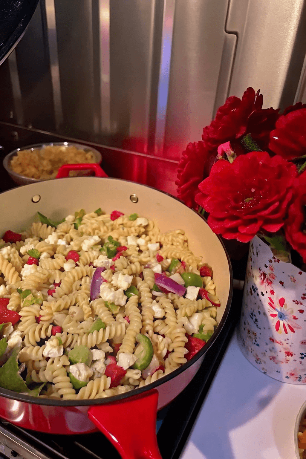 Ensalada de pasta griega