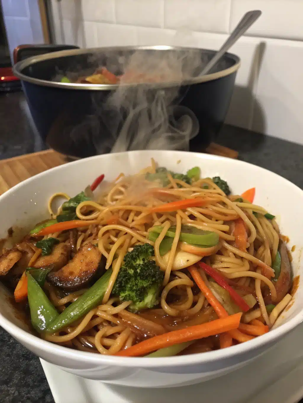 lo mein de verduras