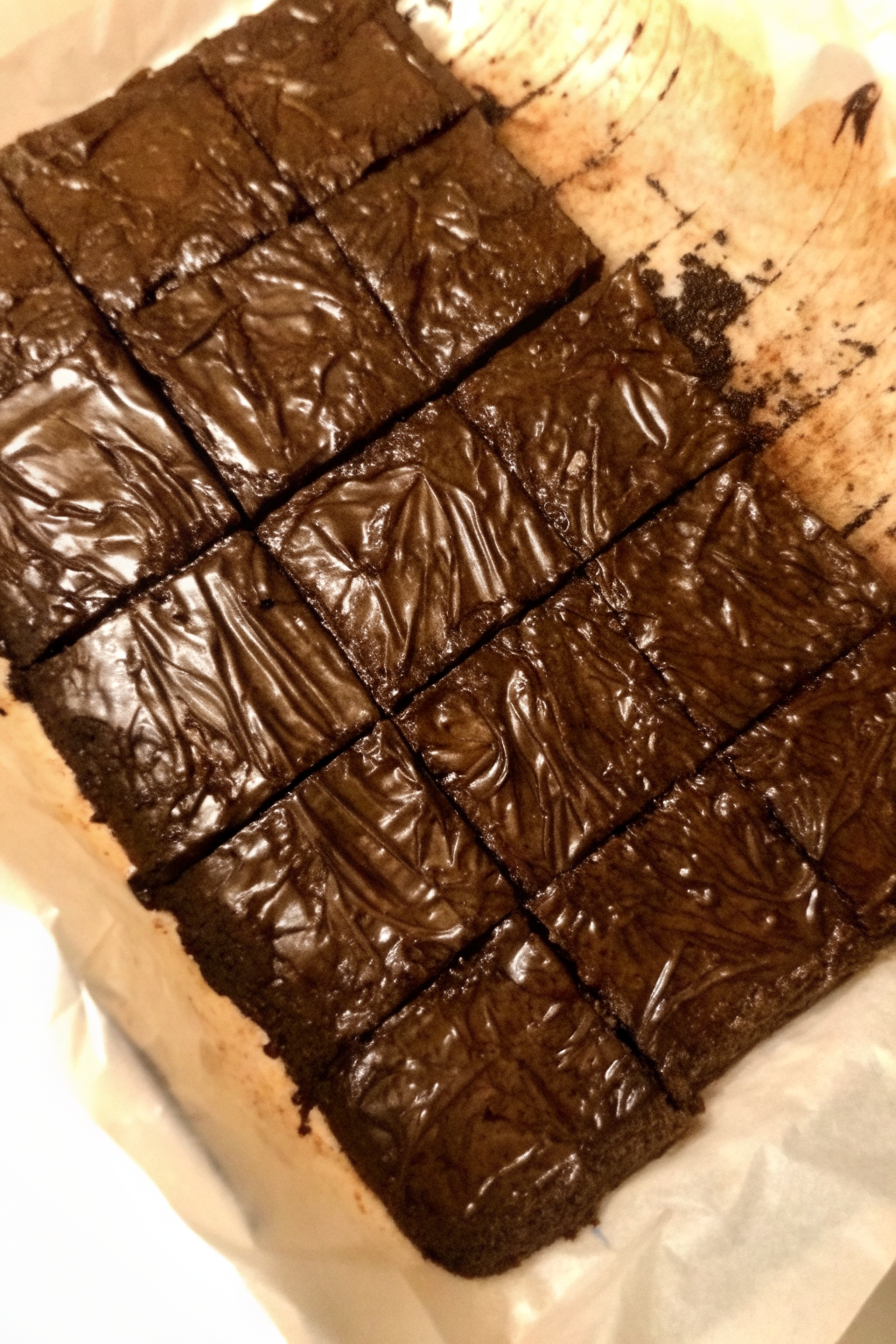 Brownies en porcion pequena