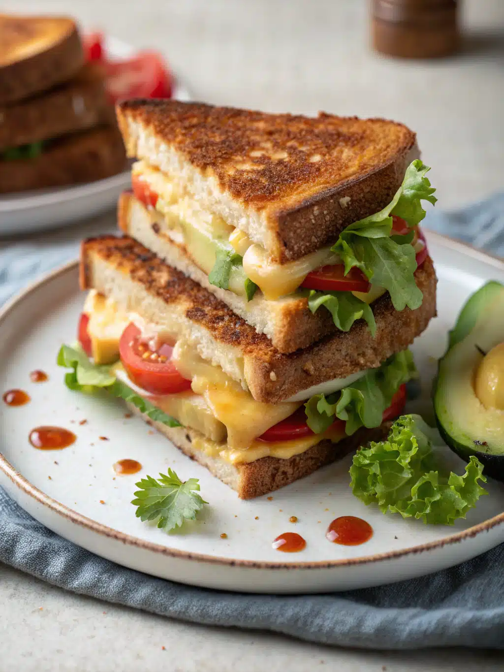 sandwich de queso a la parrilla