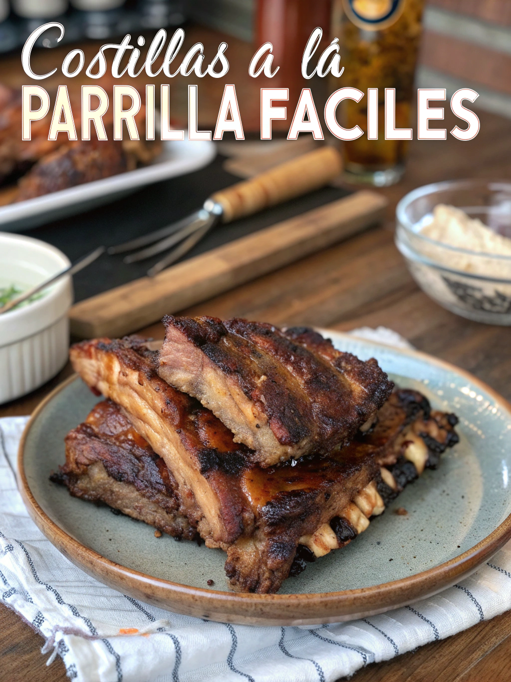 Costillas a la parrilla fáciles