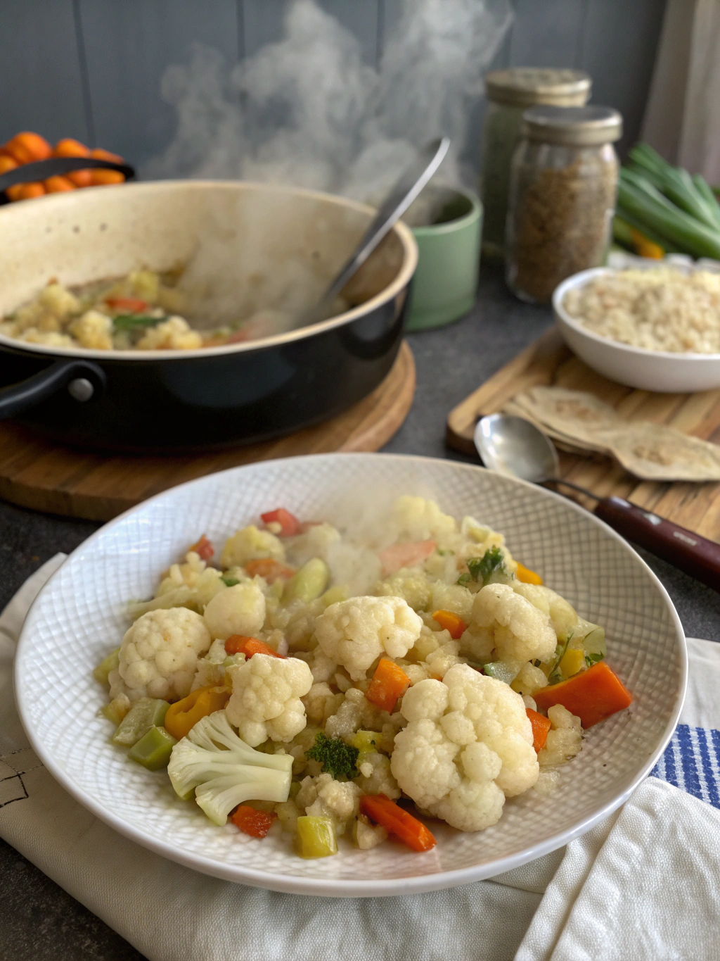 One-pot de coliflor