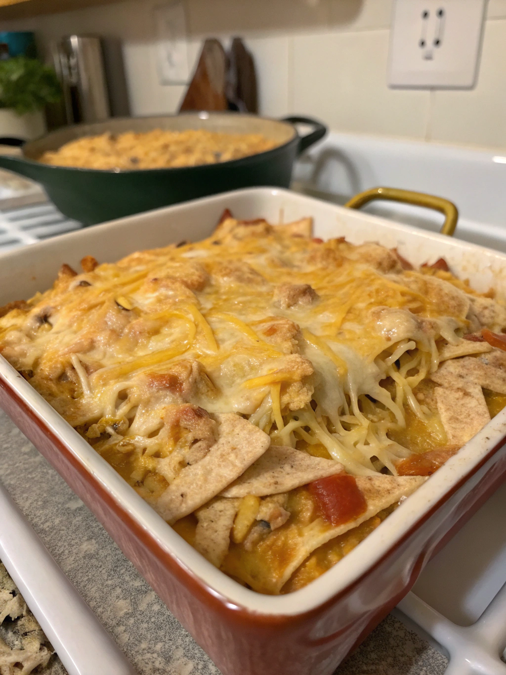 cazuela de pollo king ranch