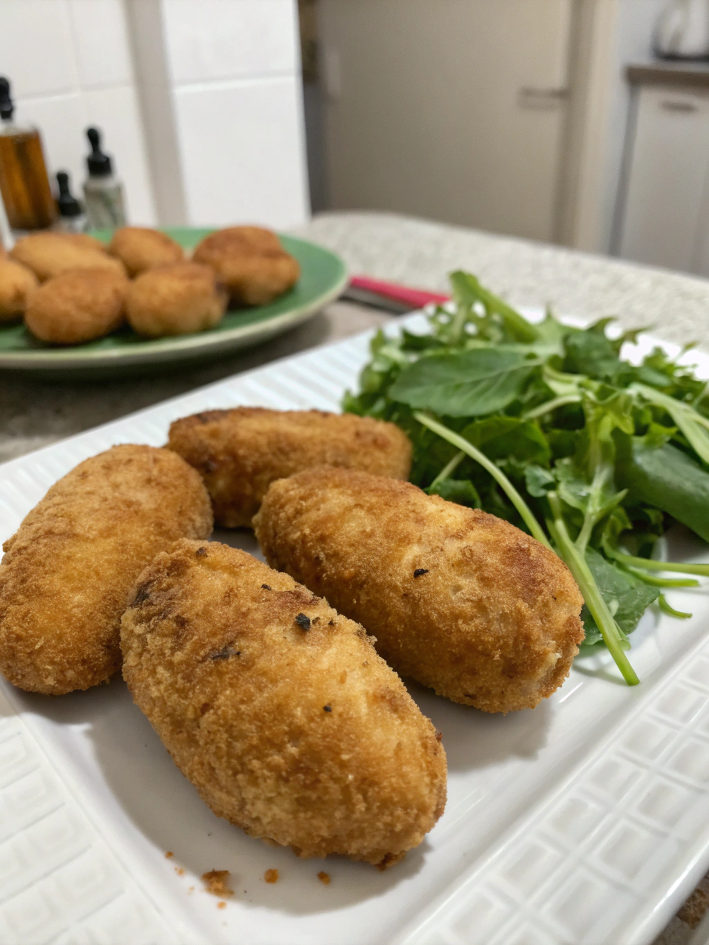 croquetas de pollo empanizadas