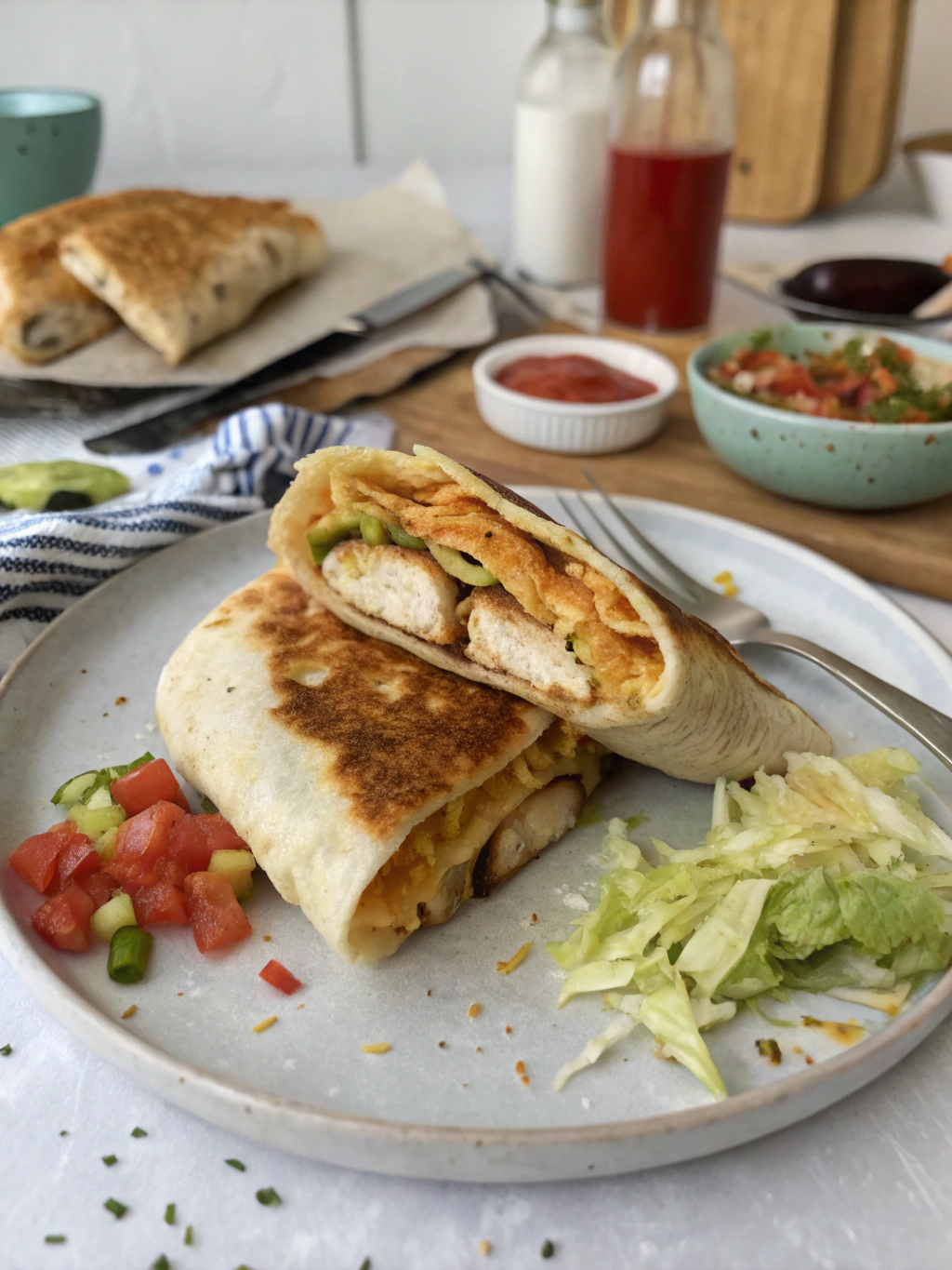 crunchwraps de pollo