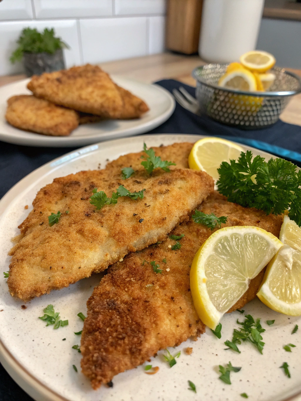 filetes de lenguado empanados