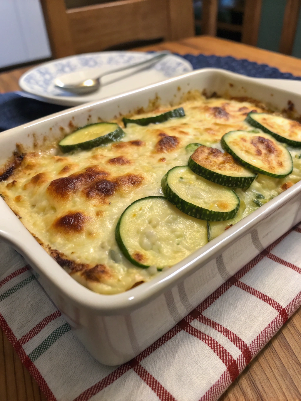 gratinado de calabacín