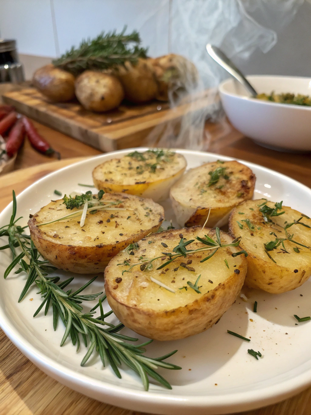 papas al horno con hierbas