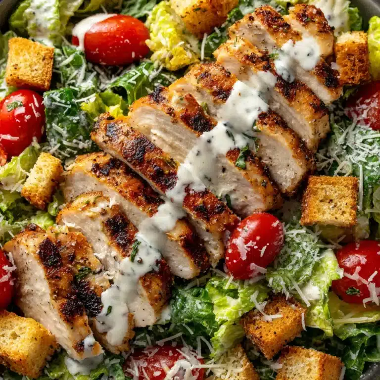 Ensalada Caesar con pollo a la parrilla