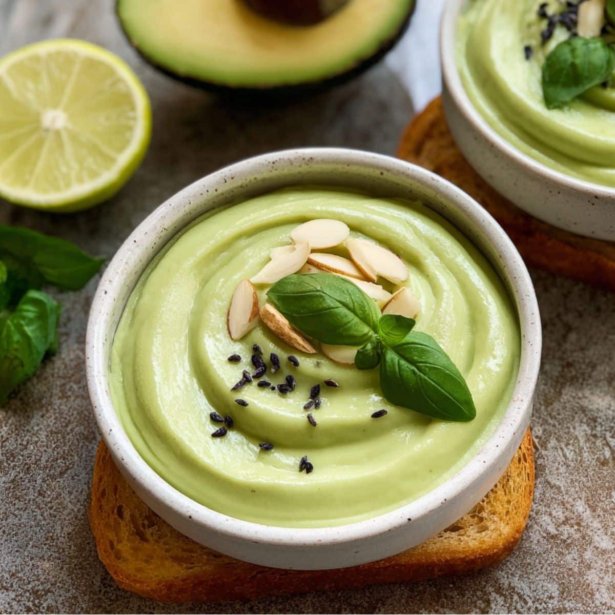 Receta de Crema Fría de Aguacate